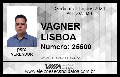 Candidato VAGNER LISBOA 2024 - IPATINGA - Eleições