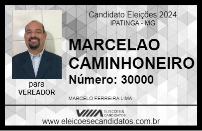 Candidato MARCELAO CAMINHONEIRO 2024 - IPATINGA - Eleições