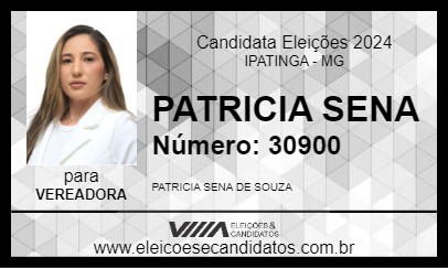 Candidato PATRICIA SENA 2024 - IPATINGA - Eleições