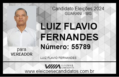 Candidato LUIZ FLAVIO FERNANDES 2024 - GUARANI - Eleições