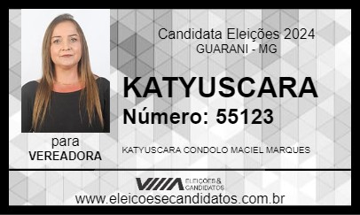 Candidato KATYUSCARA 2024 - GUARANI - Eleições