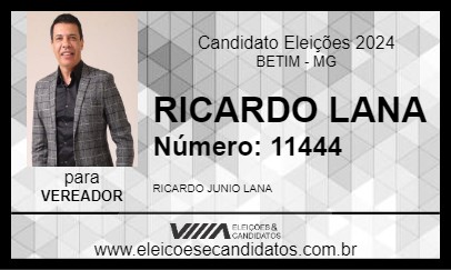 Candidato RICARDO LANA 2024 - BETIM - Eleições