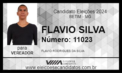 Candidato FLAVIO SILVA 2024 - BETIM - Eleições