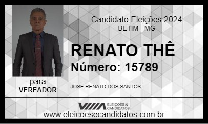 Candidato RENATO TCHÊ 2024 - BETIM - Eleições