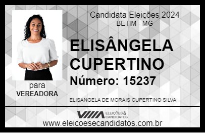 Candidato ELISÂNGELA CUPERTINO 2024 - BETIM - Eleições