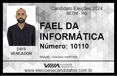 Candidato FAEL DA INFORMÁTICA 2024 - BETIM - Eleições