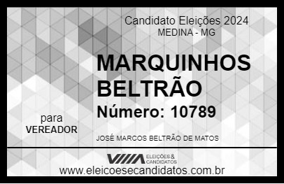 Candidato MARQUINHOS BELTRÃO 2024 - MEDINA - Eleições