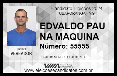 Candidato EDVALDO MENDES 2024 - UBAPORANGA - Eleições