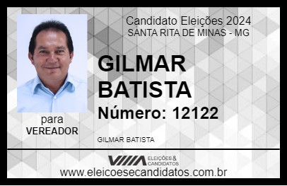 Candidato GILMAR BATISTA 2024 - SANTA RITA DE MINAS - Eleições