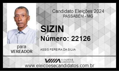 Candidato SIZIN 2024 - PASSABÉM - Eleições