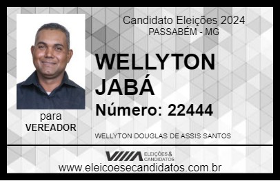 Candidato WELLYTON 2024 - PASSABÉM - Eleições