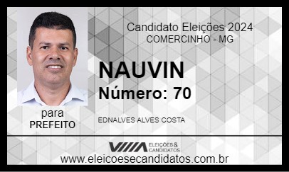 Candidato NAUVIN 2024 - COMERCINHO - Eleições