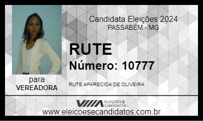 Candidato RUTE 2024 - PASSABÉM - Eleições