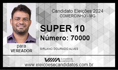 Candidato SUPER 10 2024 - COMERCINHO - Eleições