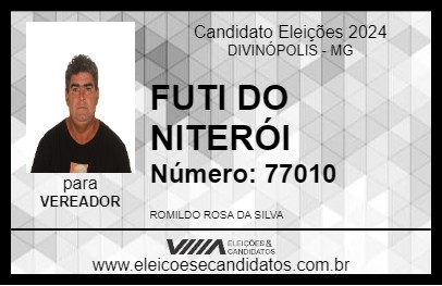 Candidato FUTI DO NITERÓI 2024 - DIVINÓPOLIS - Eleições