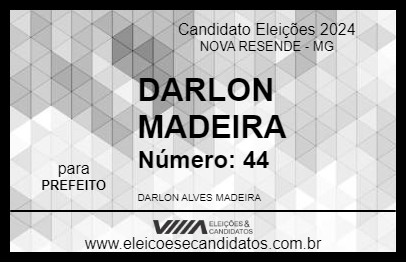 Candidato DARLON MADEIRA 2024 - NOVA RESENDE - Eleições