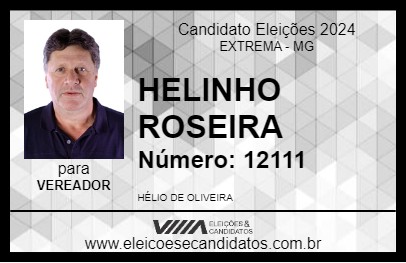 Candidato HELINHO ROSEIRA 2024 - EXTREMA - Eleições