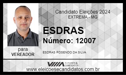 Candidato ESDRAS 2024 - EXTREMA - Eleições