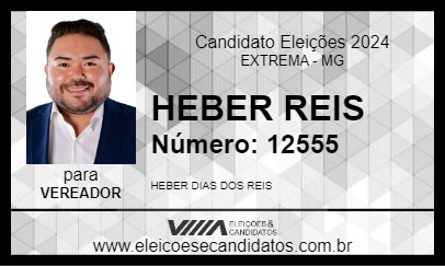 Candidato HEBER REIS 2024 - EXTREMA - Eleições