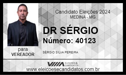 Candidato DR SÉRGIO 2024 - MEDINA - Eleições