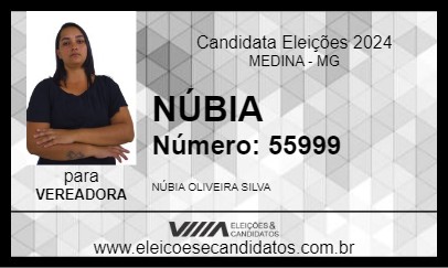 Candidato NÚBIA 2024 - MEDINA - Eleições