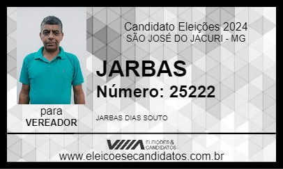 Candidato JARBAS 2024 - SÃO JOSÉ DO JACURI - Eleições