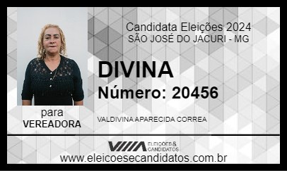 Candidato DIVINA 2024 - SÃO JOSÉ DO JACURI - Eleições