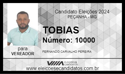 Candidato TOBIAS 2024 - PEÇANHA - Eleições