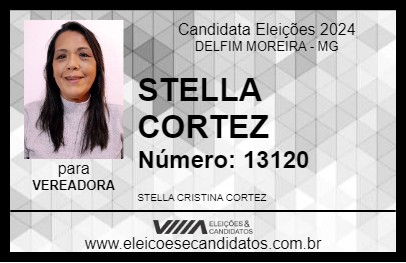 Candidato STELLA CORTEZ 2024 - DELFIM MOREIRA - Eleições