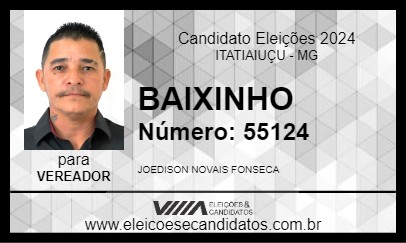 Candidato BAIXINHO 2024 - ITATIAIUÇU - Eleições