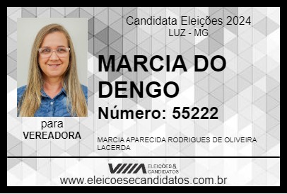 Candidato MARCIA DO DENGO 2024 - LUZ - Eleições