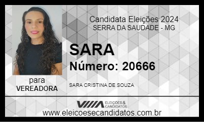 Candidato SARA 2024 - SERRA DA SAUDADE - Eleições