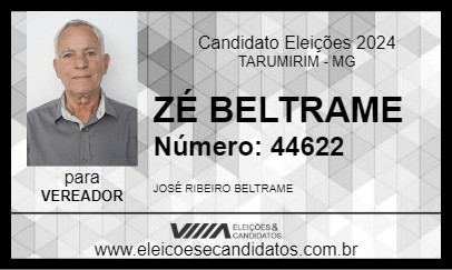 Candidato ZÉ BELTRAME 2024 - TARUMIRIM - Eleições