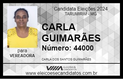 Candidato CARLA GUIMARÃES 2024 - TARUMIRIM - Eleições