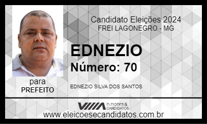 Candidato EDNEZIO 2024 - FREI LAGONEGRO - Eleições