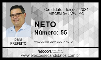 Candidato NETO 2024 - VIRGEM DA LAPA - Eleições