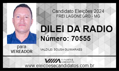 Candidato DILEI DA RADIO 2024 - FREI LAGONEGRO - Eleições