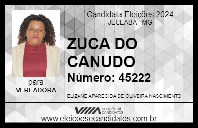 Candidato ZUCA DO CANUDO 2024 - JECEABA - Eleições