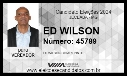 Candidato ED WILSON 2024 - JECEABA - Eleições