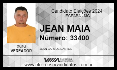 Candidato JEAN MAIA 2024 - JECEABA - Eleições