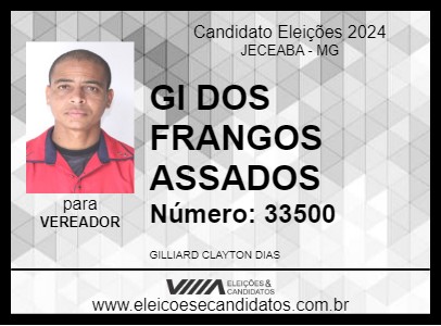 Candidato GI DOS FRANGOS ASSADOS 2024 - JECEABA - Eleições