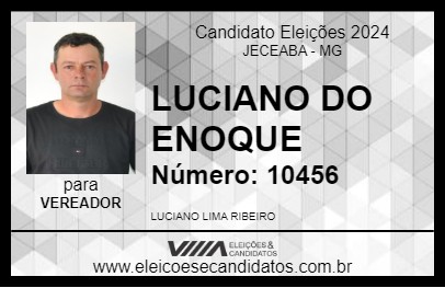 Candidato LUCIANO DO ENOQUE 2024 - JECEABA - Eleições