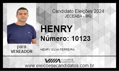 Candidato HENRY 2024 - JECEABA - Eleições