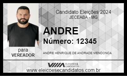 Candidato ANDRE 2024 - JECEABA - Eleições