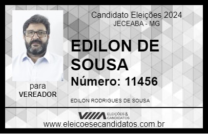 Candidato EDILON DA SAÚDE 2024 - JECEABA - Eleições