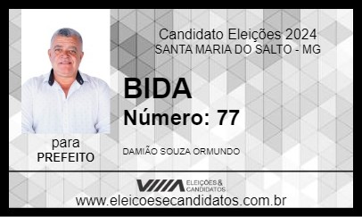 Candidato BIDA 2024 - SANTA MARIA DO SALTO - Eleições