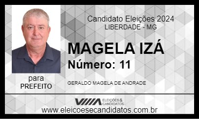 Candidato MAGELA IZÁ 2024 - LIBERDADE - Eleições