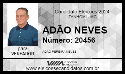 Candidato ADÃO NEVES 2024 - ITANHOMI - Eleições