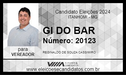 Candidato GI DO BAR 2024 - ITANHOMI - Eleições