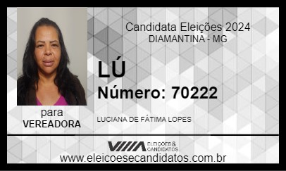 Candidato LÚ 2024 - DIAMANTINA - Eleições